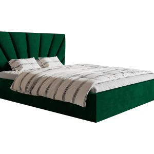 Tweepersoonsbed 140 x 200 Aris met opbergruimte – metalen lattenbodem, Groen (Kronos 19) Tweepersoonsbed 140 x 200 Aris met opbergruimte – metalen lattenbodem, Groen (Kronos 19)