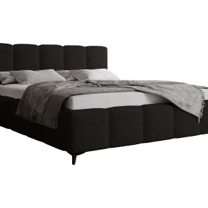 Emporius Gestoffeerd bed 200×200 met lattenbodem Kastilo – luxe bed, tweepersoonsbed Bouclé Zwart (Anthology 19) Emporius Gestoffeerd bed 200×200 met lattenbodem Kastilo – luxe bed, tweepersoonsbed Bouclé Zwart (Anthology 19)