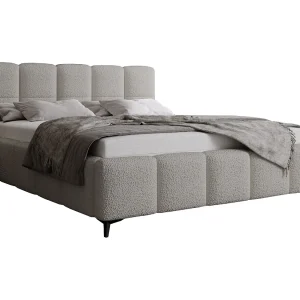 Emporius Gestoffeerd bed 200×200 met lattenbodem Kastilo – luxe bed, tweepersoonsbed Bouclé Lichtgrijs (Anthology 15) Emporius Gestoffeerd bed 200×200 met lattenbodem Kastilo – luxe bed, tweepersoonsbed Bouclé Lichtgrijs (Anthology 15)