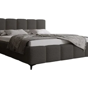 Emporius Gestoffeerd bed 200×200 met lattenbodem Kastilo – luxe bed, tweepersoonsbed Bouclé Donkergrijs (Anthology 18) Emporius Gestoffeerd bed 200×200 met lattenbodem Kastilo – luxe bed, tweepersoonsbed Bouclé Donkergrijs (Anthology 18)