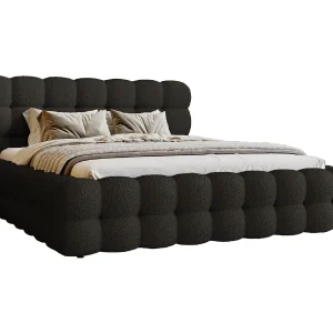 Emporius Gestoffeerd bed 200×200 cm Parlas Bis – luxe bed met met opbergruimte, Bouclé Zwart (Anthology 19) Emporius Gestoffeerd bed 200×200 cm Parlas Bis – luxe bed met met opbergruimte, Bouclé Zwart (Anthology 19)