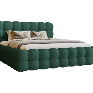 Emporius Gestoffeerd bed 200×200 cm Parlas Bis – luxe bed met met opbergruimte, Bouclé Groen (Anthology 13) Emporius Gestoffeerd bed 200×200 cm Parlas Bis – luxe bed met met opbergruimte, Bouclé Groen (Anthology 13)
