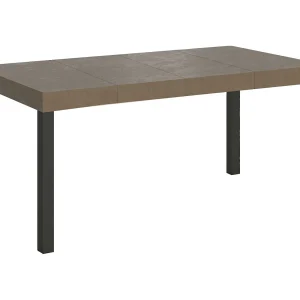 Everyday Premium 120/380×90 cm uitschuifbare tafel in duifgrijs met antraciet poten Everyday Premium 120/380×90 cm uitschuifbare tafel in duifgrijs met antraciet poten