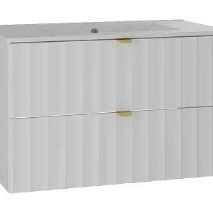 Meuble simple vasque encastrée 80cm Lexa Wit Meuble simple vasque encastrée 80cm Lexa Wit