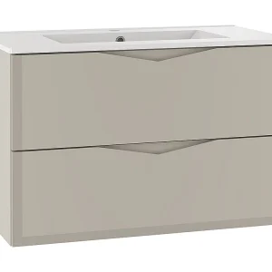 Ellie Cachemire 80cm enkel wastafelmeubel met inzetbak Ellie Cachemire 80cm enkel wastafelmeubel met inzetbak