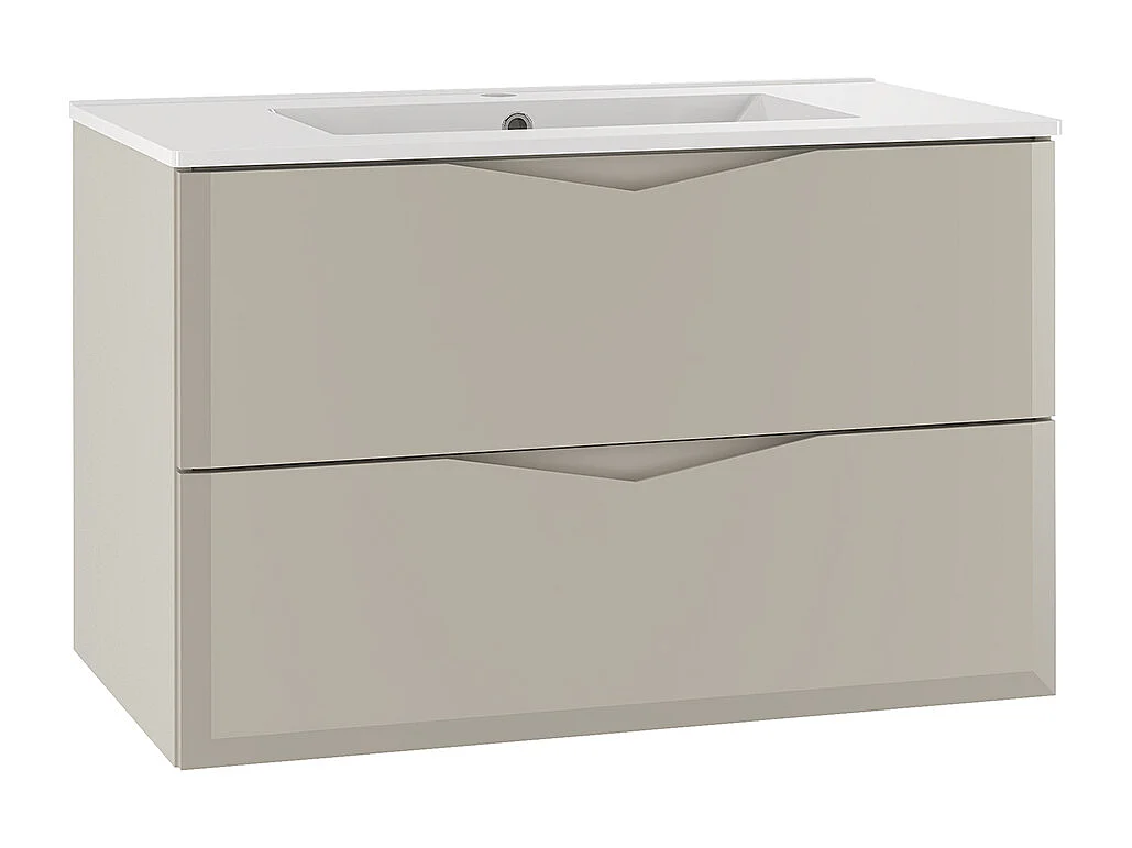 Ellie Cachemire 80cm enkel wastafelmeubel met inzetbak