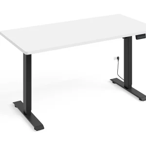 Elektrisch bureau 140 cm Ergo Wit en Zwart Elektrisch bureau 140 cm Ergo Wit en Zwart
