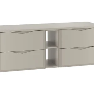 Ellie Cachemire badmeubel 140cm 2 nissen badmeubelblad Ellie Cachemire badmeubel 140cm 2 nissen badmeubelblad