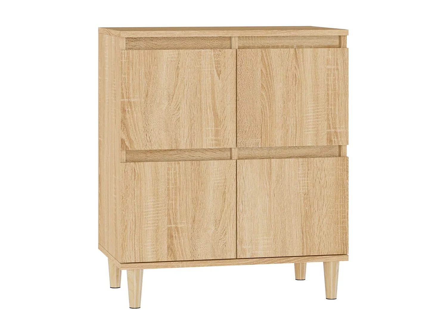 Dressoir 60x35x70 cm bewerkt hout sonoma eikenkleurig