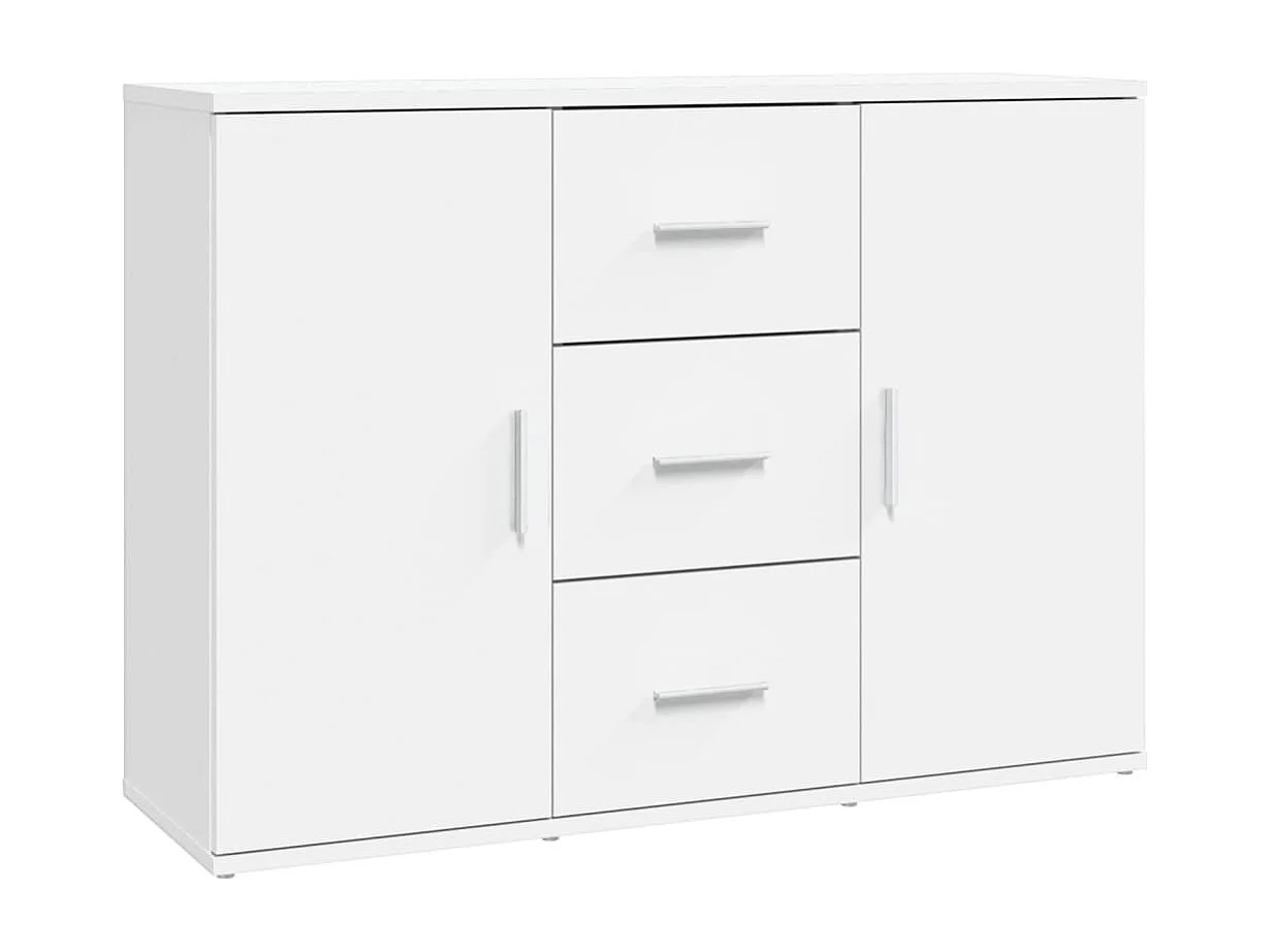 Dressoir 91x29,5x65 cm bewerkt hout wit