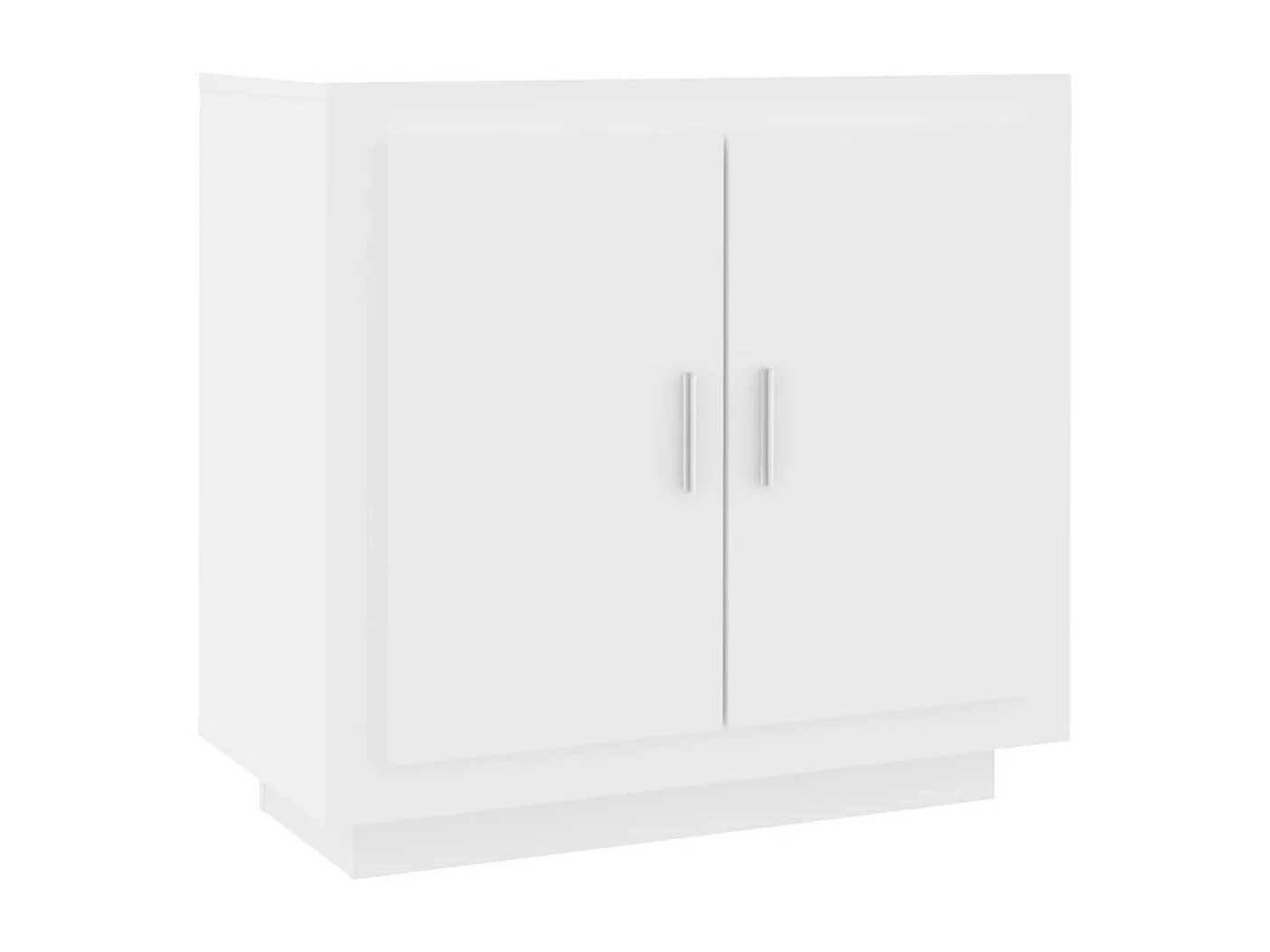 Dressoir 80x40x75 cm bewerkt hout wit