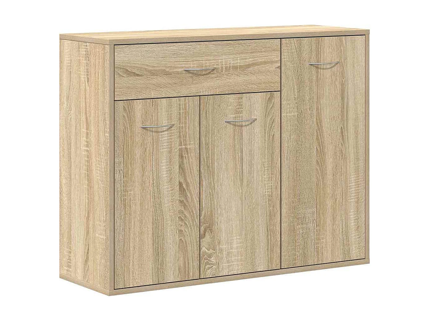 Dressoir 88x30x70 cm bewerkt hout sonoma eikenkleurig