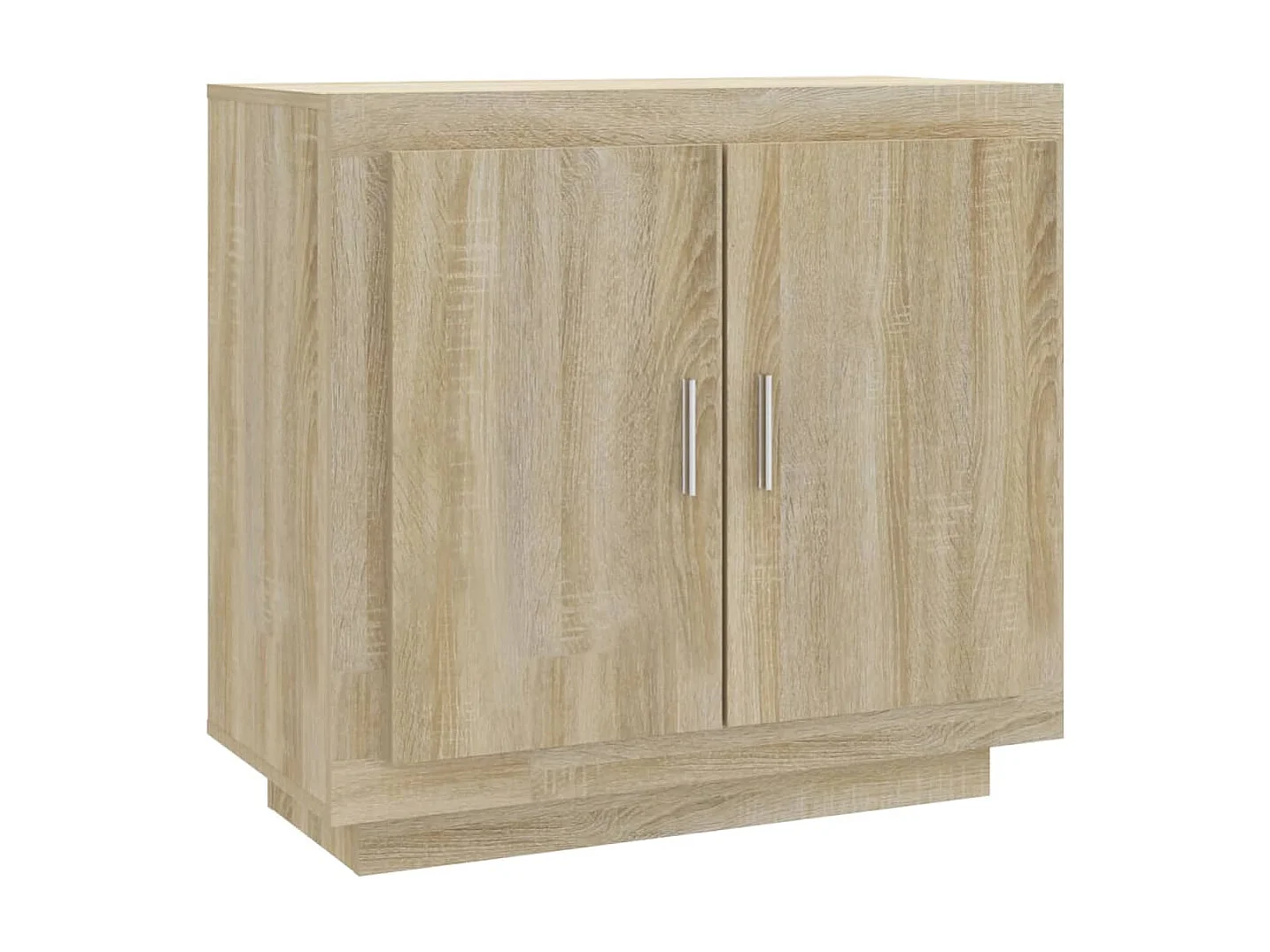 Dressoir 80x40x75 cm bewerkt hout sonoma eikenkleurig