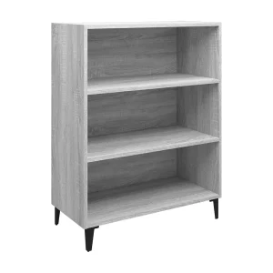 Dressoir 69,5×32,5×90 cm bewerkt hout grijs sonoma eikenkleurig Dressoir 69,5×32,5×90 cm bewerkt hout grijs sonoma eikenkleurig