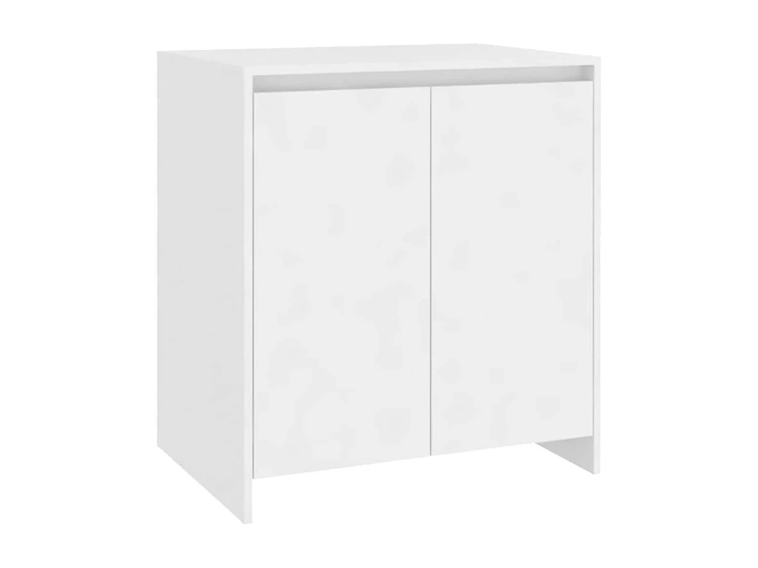 Dressoir 70x41x75 cm bewerkt hout wit