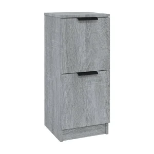 Dressoir 30x30x70 cm bewerkt hout grijs sonoma eikenkleurig Dressoir 30x30x70 cm bewerkt hout grijs sonoma eikenkleurig