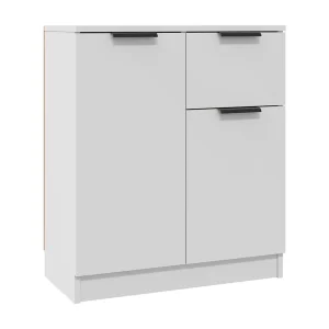 Dressoir 60x30x70 cm bewerkt hout wit