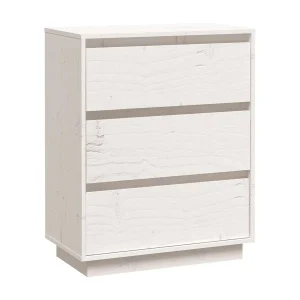 Dressoir 60x34x75 cm massief grenenhout wit Dressoir 60x34x75 cm massief grenenhout wit