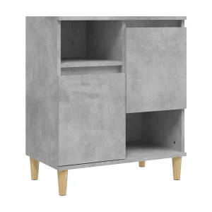 Dressoir 60x35x70 cm bewerkt hout betongrijs Dressoir 60x35x70 cm bewerkt hout betongrijs