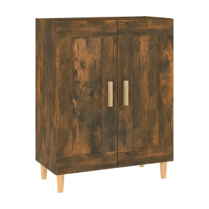 Dressoir 69,5x34x90 cm bewerkt hout gerookt eikenkleurig Dressoir 69,5x34x90 cm bewerkt hout gerookt eikenkleurig