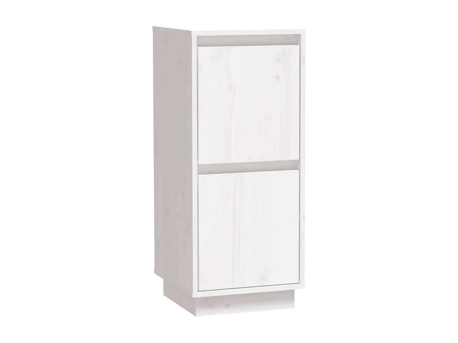 Dressoir 31,5x34x75 cm massief grenenhout wit