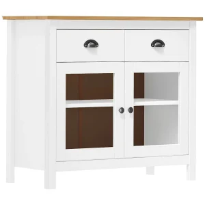 Dressoir Hill Range 90x40x80 cm massief grenenhout wit Dressoir Hill Range 90x40x80 cm massief grenenhout wit