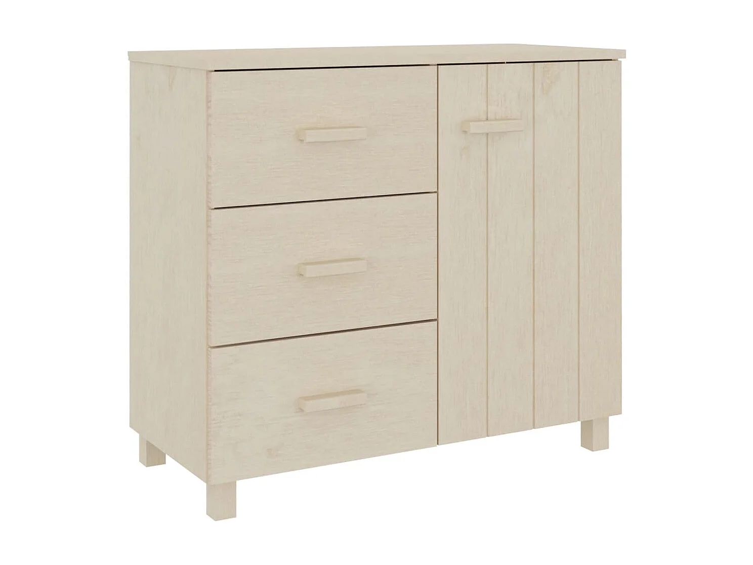 Dressoir HAMAR 90x40x80 cm massief grenenhout honingbruin