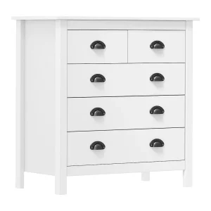 Dressoir Hill 79x40x80 cm massief grenenhout wit Dressoir Hill 79x40x80 cm massief grenenhout wit