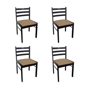 Eetkamerstoelen 4 st massief rubberwood en fluweel bruin Eetkamerstoelen 4 st massief rubberwood en fluweel bruin