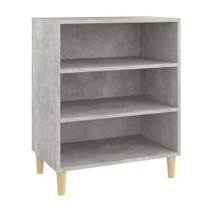 Dressoir 57x35x70 cm bewerkt hout betongrijs Dressoir 57x35x70 cm bewerkt hout betongrijs