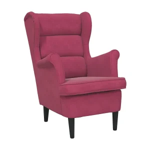Fauteuil fluweel wijnrood Fauteuil fluweel wijnrood