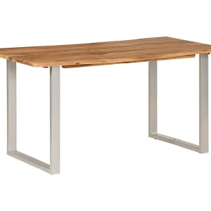 Eettafel 154x80x76 cm massief acaciahout Eettafel 154x80x76 cm massief acaciahout