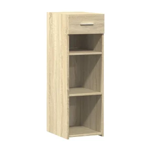 Dressoir 30×42,5×93 cm bewerkt hout sonoma eikenkleurig