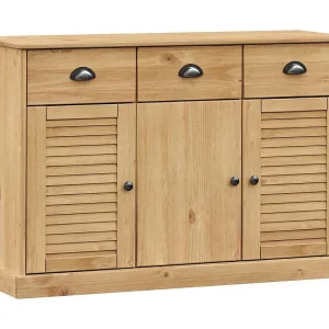Dressoir met lades VIGO 113x40x75 cm massief grenenhout Dressoir met lades VIGO 113x40x75 cm massief grenenhout