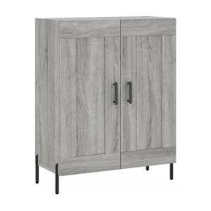 Dressoir 69,5x34x90 cm bewerkt hout grijs sonoma eikenkleurig Dressoir 69,5x34x90 cm bewerkt hout grijs sonoma eikenkleurig