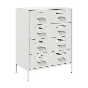 Dressoir 68x39x89 cm staal wit Dressoir 68x39x89 cm staal wit