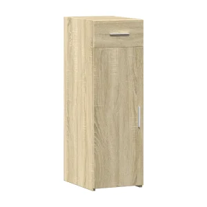 Dressoir 30×42,5×93 cm bewerkt hout sonoma eikenkleurig