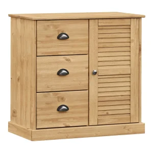 Dressoir met lades VIGO 78x40x75 cm massief grenenhout Dressoir met lades VIGO 78x40x75 cm massief grenenhout