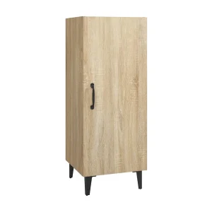 Dressoir 34,5x34x90 cm bewerkt hout sonoma eikenkleurig
