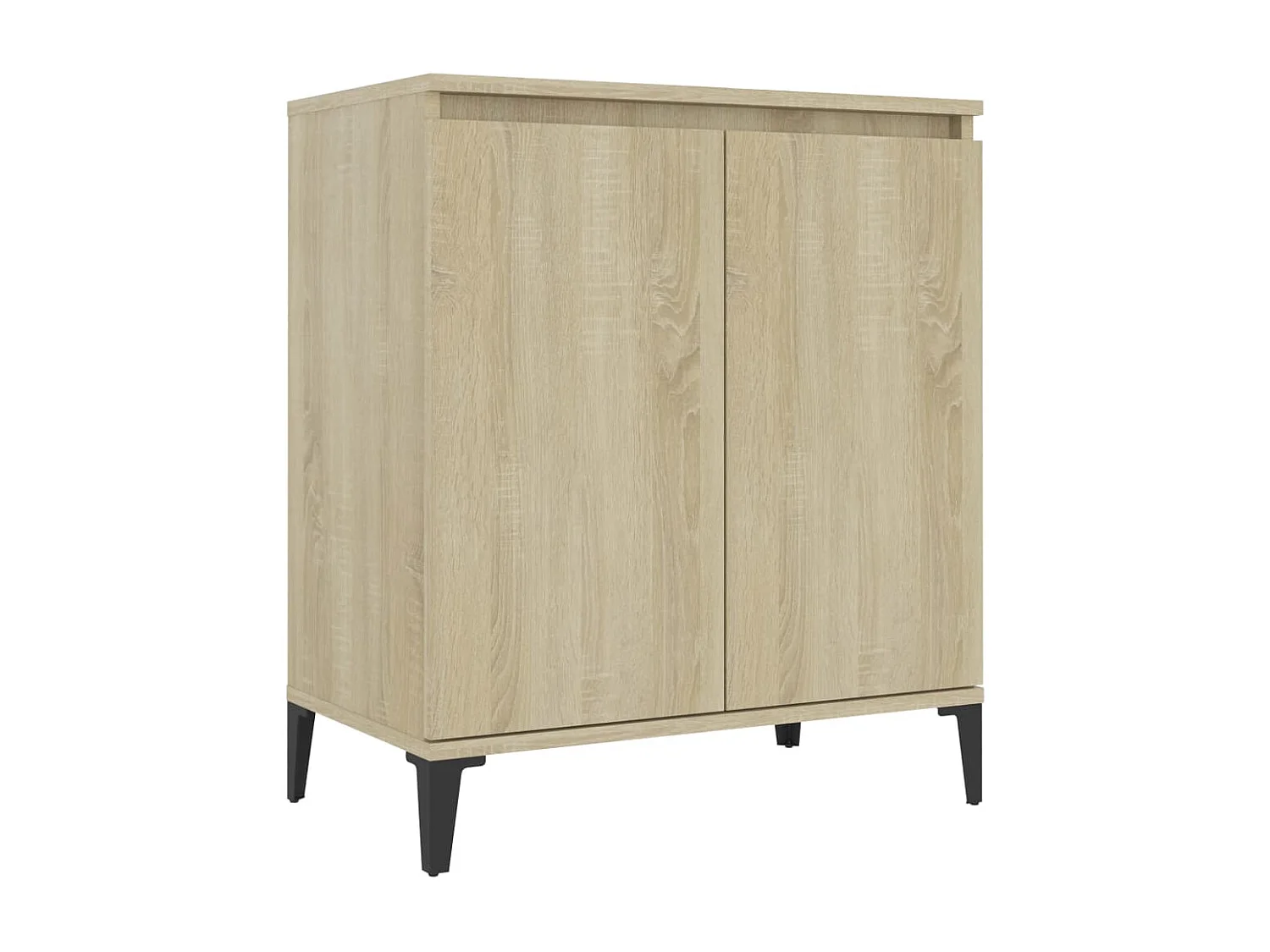 Dressoir 60x35x70 cm bewerkt hout sonoma eikenkleurig