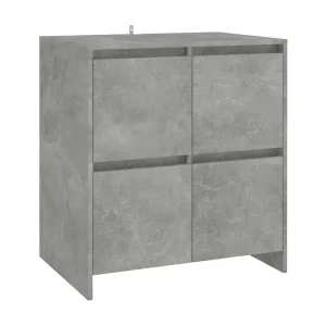 Dressoir 70x41x75 cm bewerkt hout betongrijs Dressoir 70x41x75 cm bewerkt hout betongrijs