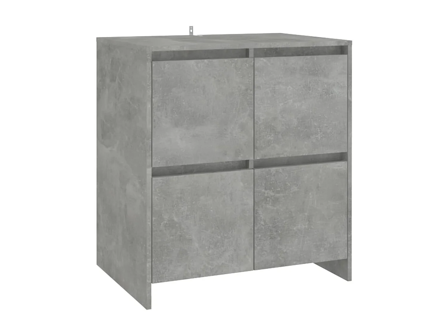 Dressoir 70x41x75 cm bewerkt hout betongrijs