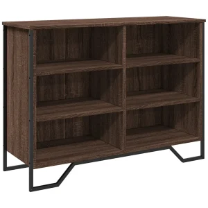Dressoir 101×35,5×74,5 cm bewerkt hout bruin eikenkleur