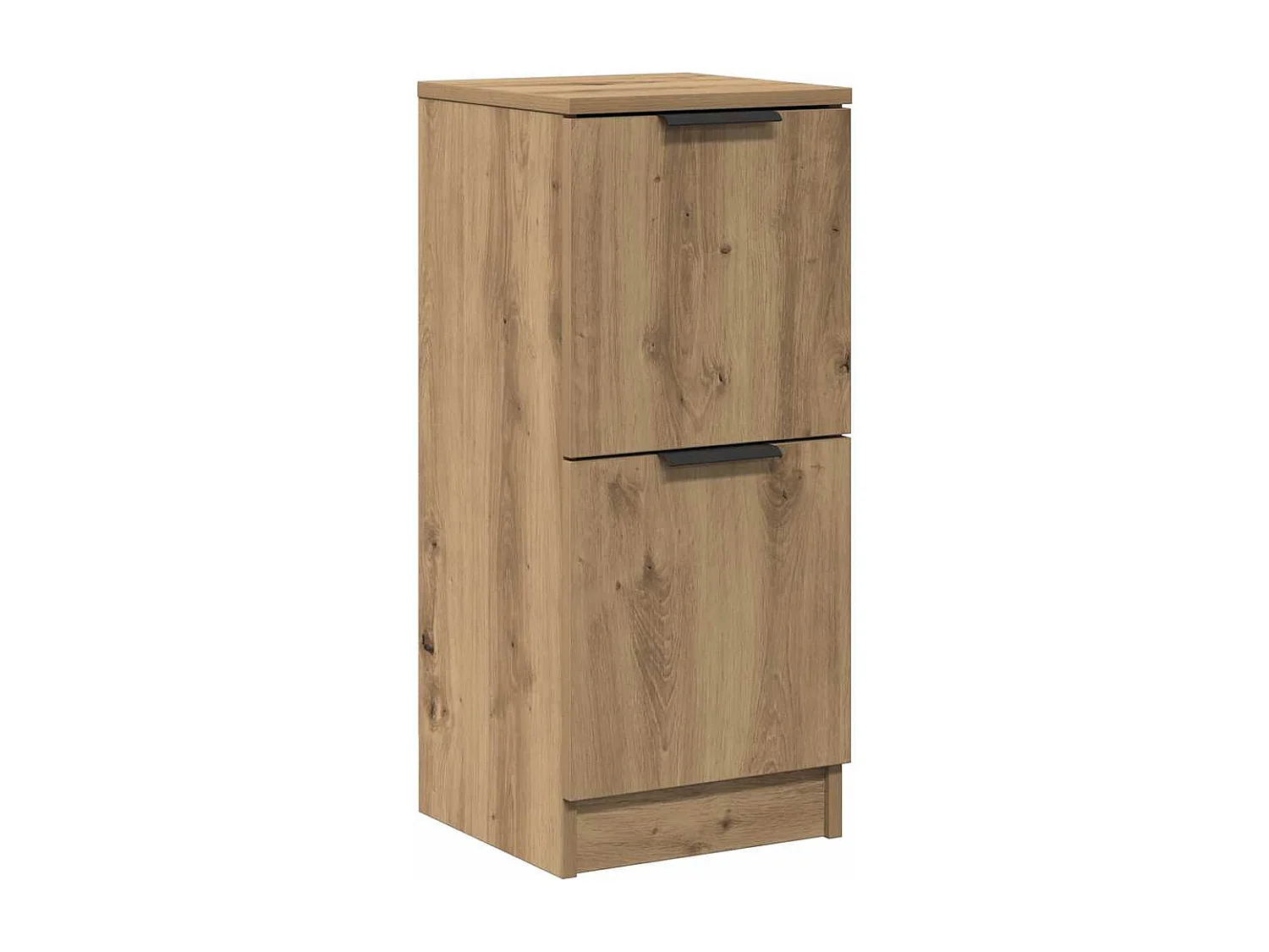 Dressoir 30x30x70 cm bewerkt hout artisanaal eikenkleur