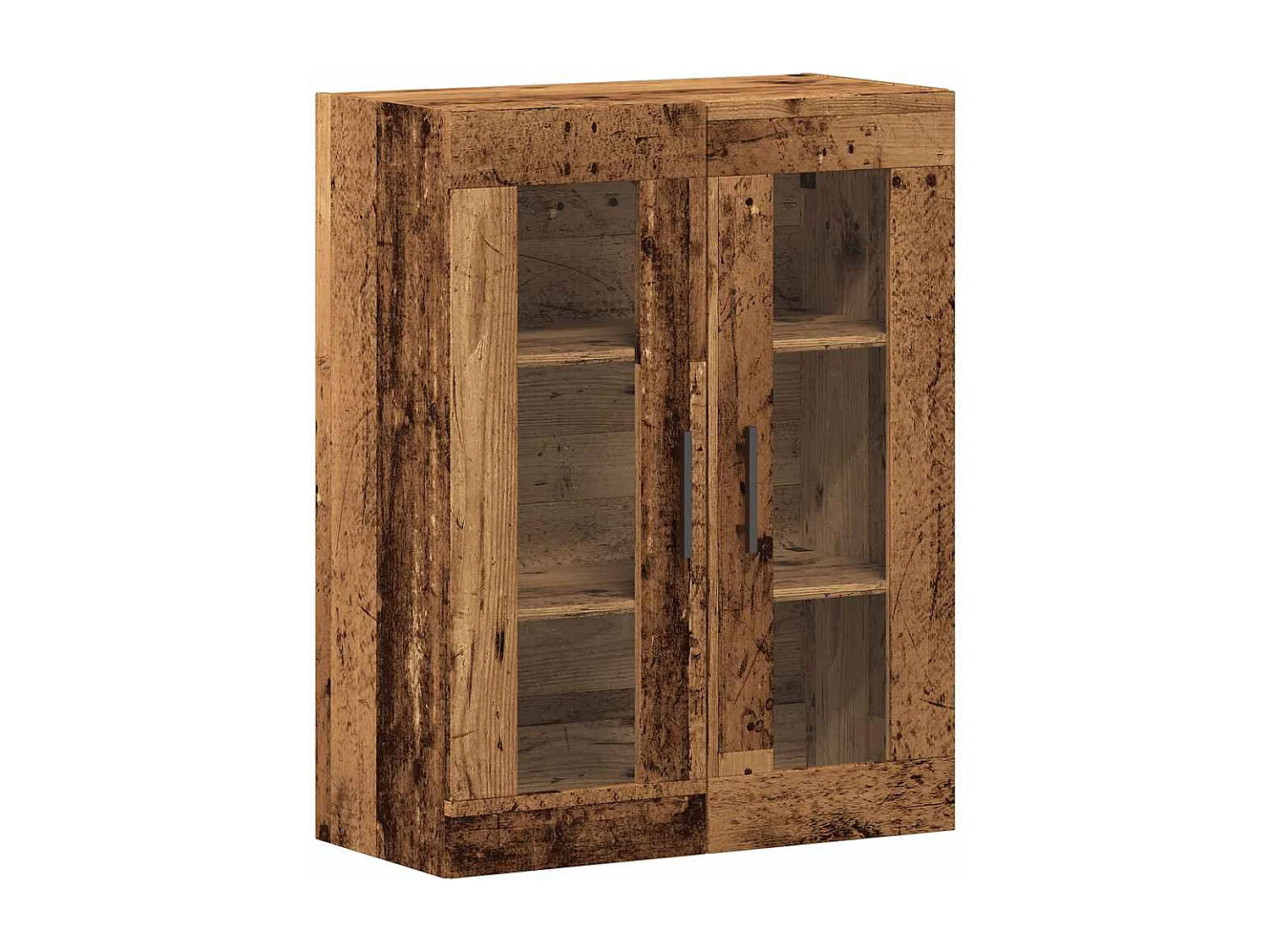 Dressoir 69,5x34x90 cm bewerkt hout oud houtkleurig