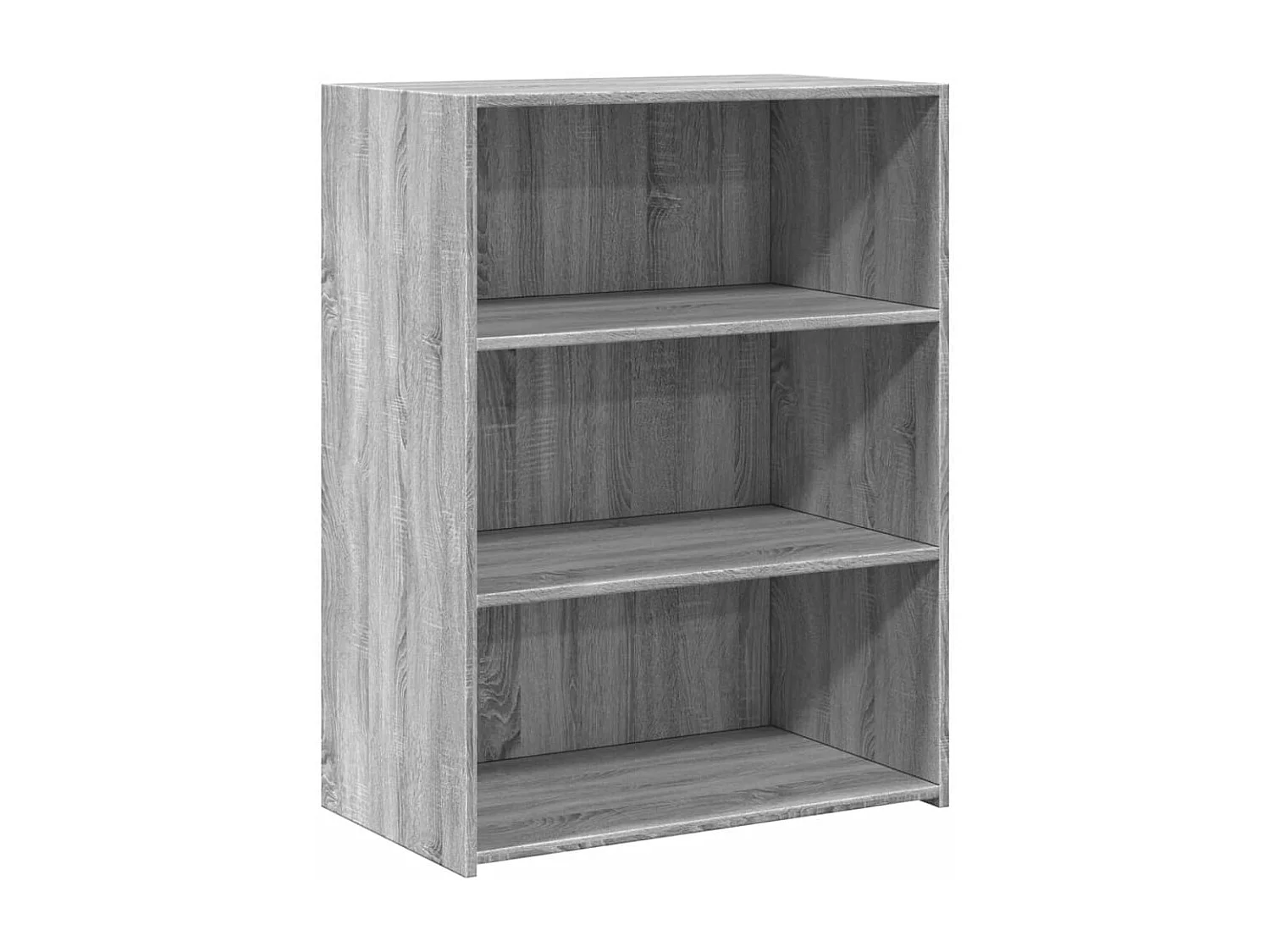 Dressoir 70x41x93 cm bewerkt hout grijs sonoma eikenkleurig