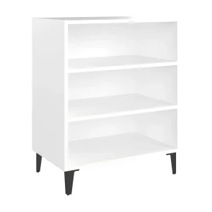 Dressoir 57x35x70 cm bewerkt hout wit Dressoir 57x35x70 cm bewerkt hout wit