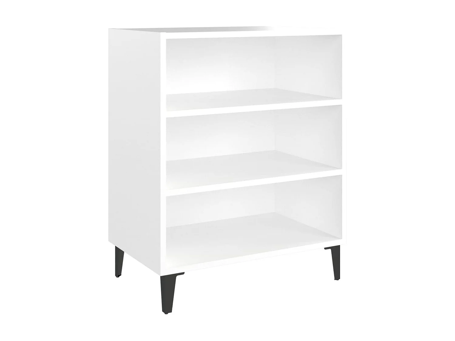 Dressoir 57x35x70 cm bewerkt hout wit