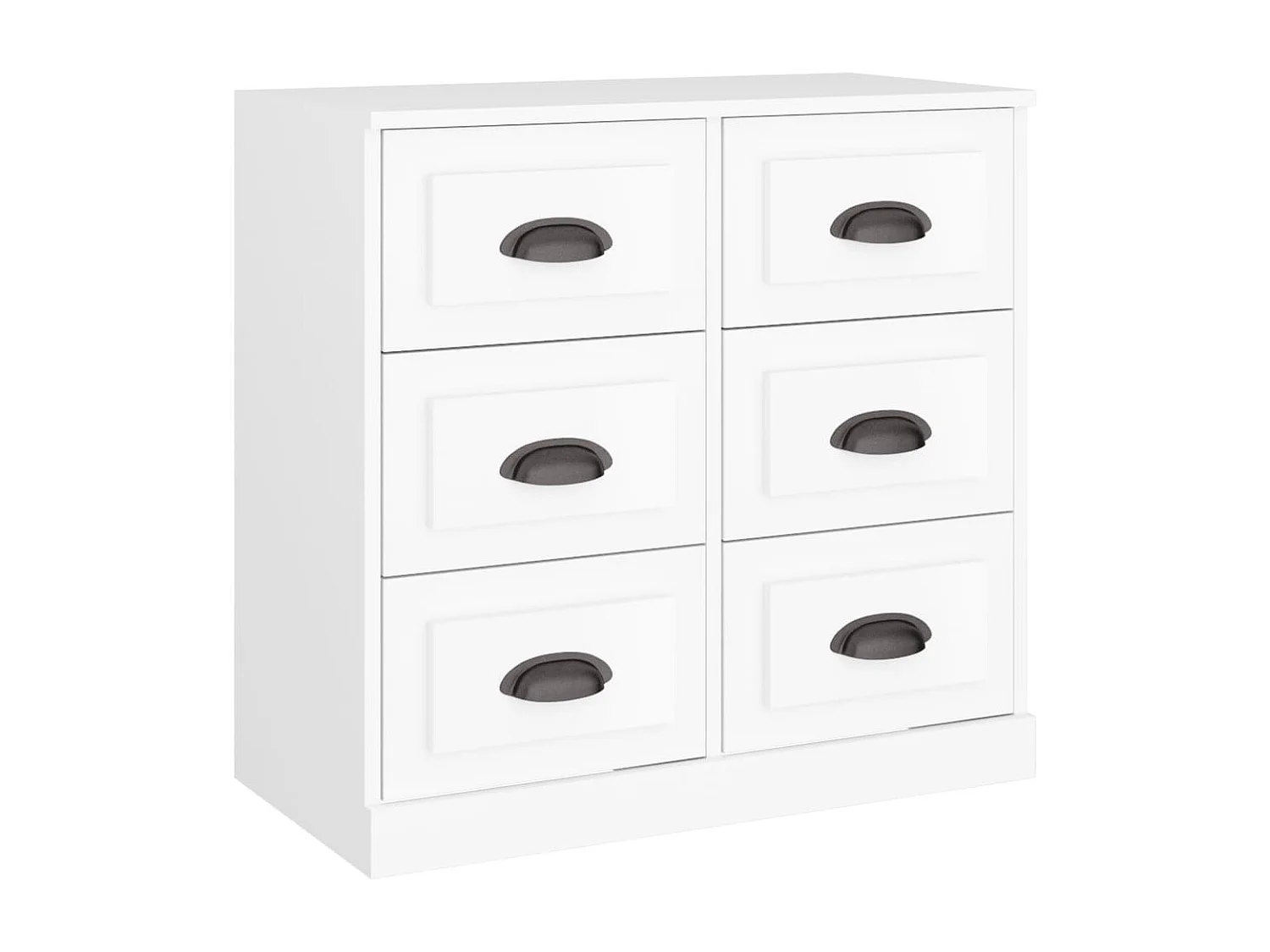 Dressoir 70x35,5x67,5 cm bewerkt hout wit