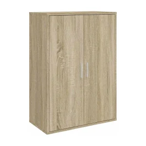 Dressoir 60x31x84 cm bewerkt hout sonoma eikenkleurig Dressoir 60x31x84 cm bewerkt hout sonoma eikenkleurig